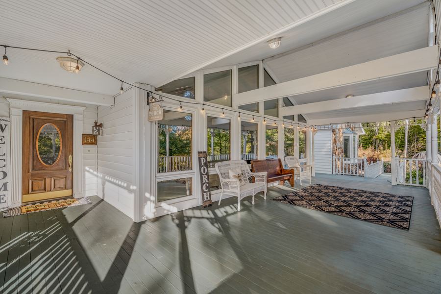 The front porch, 144 Porter Road