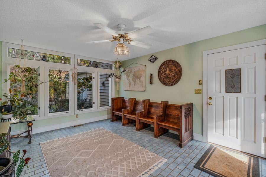 Sunroom entry, 144 Porter Road