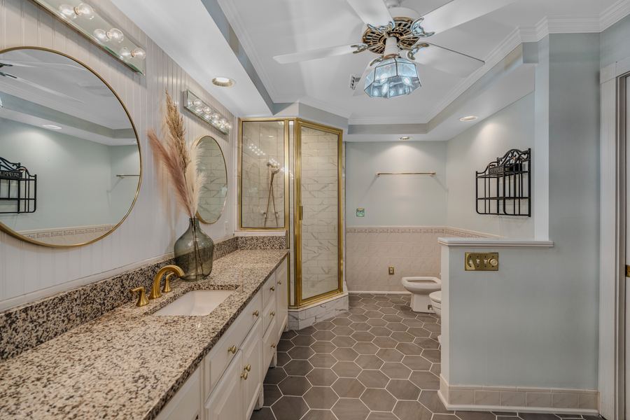 Primary bath, 144 Porter Road