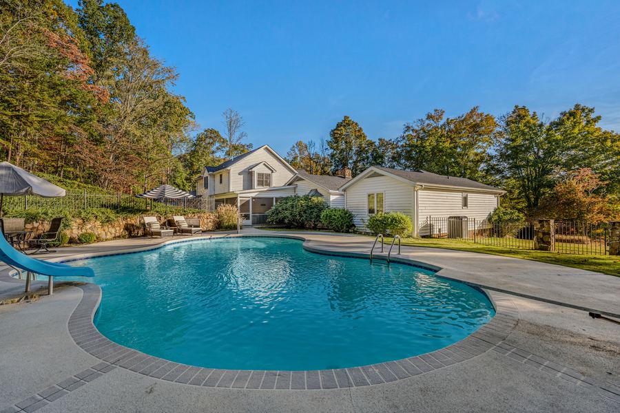 Pool and house, 144 Porter Road